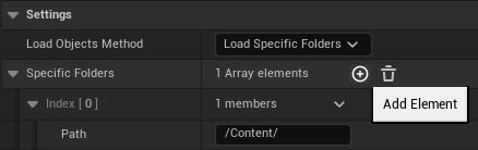 Load Method 3 - Specify folders