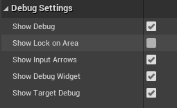 Lock-on debug